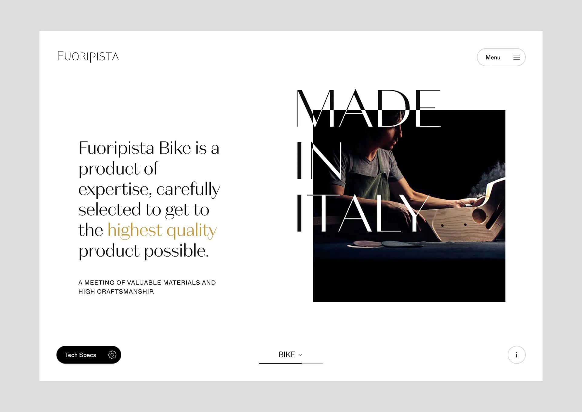 Fuoripista website screenshot.