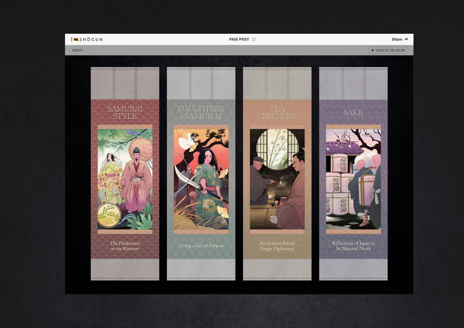 Behind-the-scenes content from FX Networks' Shogun series