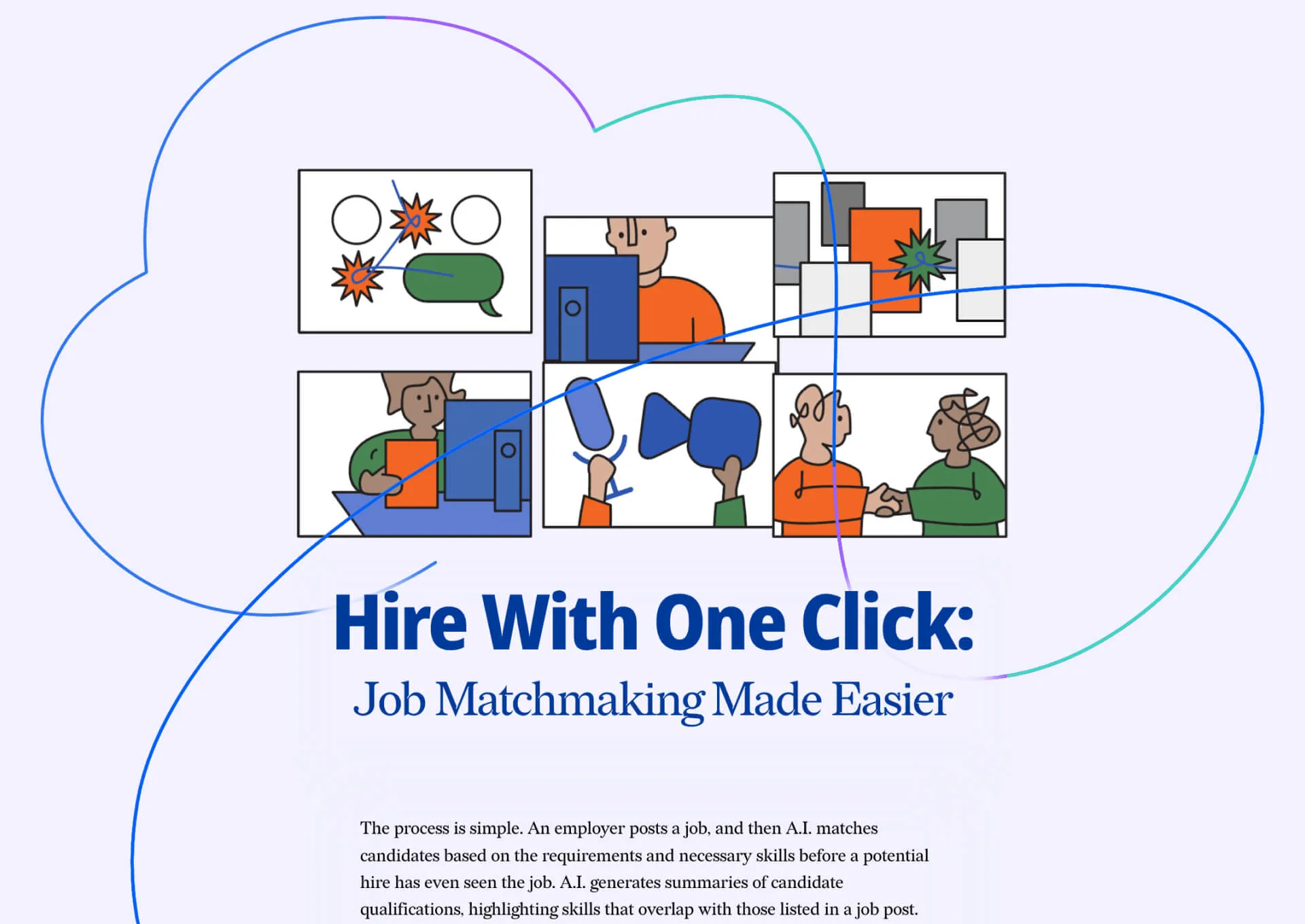 Indeed AI Paid Post showing statistics about AI in the workplace