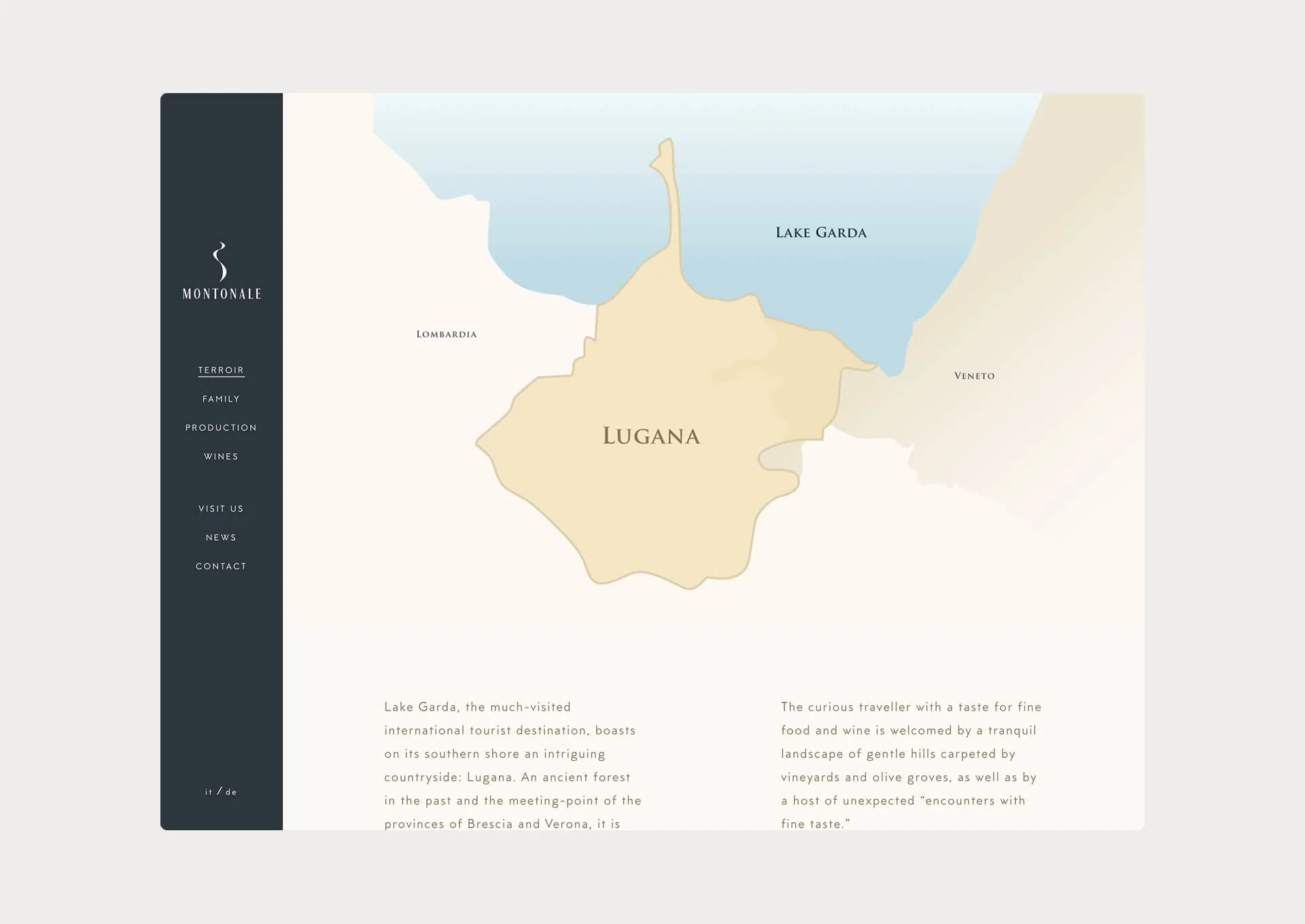 Montonale website screenshot.